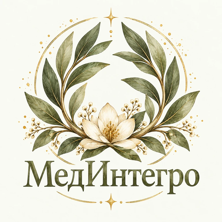 Авторская иллюстрация для карточки «МедИнтегро» — массаж в Воронеже
