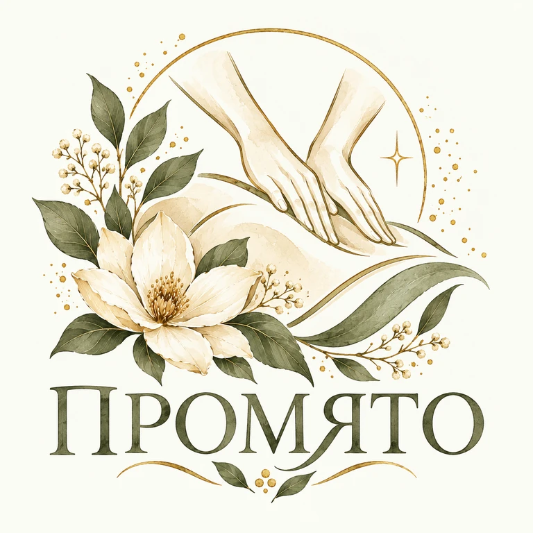 Авторская иллюстрация для карточки «ПРОМЯТО» — массаж в Воронеже