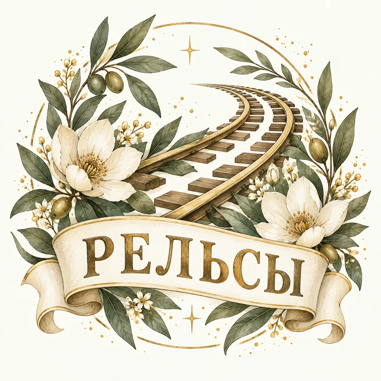 Авторская иллюстрация для карточки «РЕЛЬСЫ» — массаж в Воронеже
